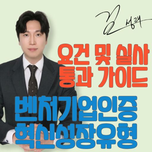 벤처기업인증 혁신성장유형 요건, 실사 가이드